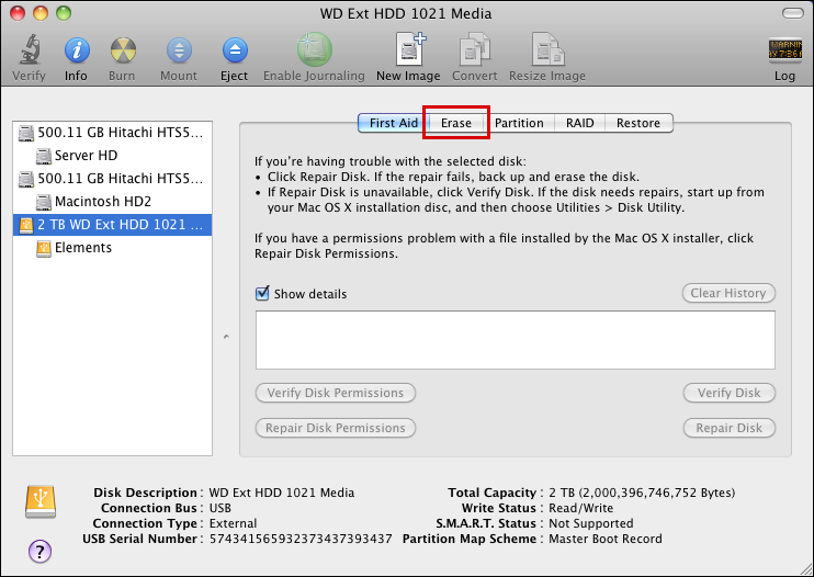 when erasing a disk with disk utility for the mac which is the best to choose format